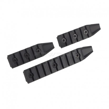 Cyma rail keymod lot of 3 - Black