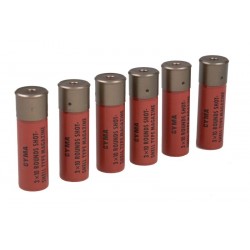 Cyma Cartouche 30 billes pour M870 lot de 6 - Rouge