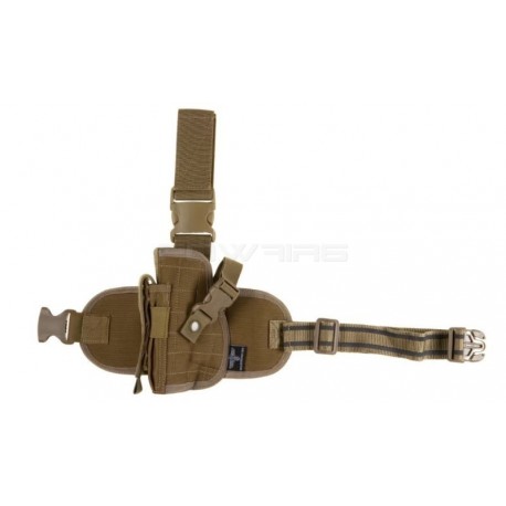 Invader Gear Dropleg Holster left sided - Coyote - 