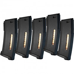 Wolverine Pack de 5 chargeurs PTS EPM pour MTW - 