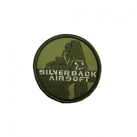 Patch Velcro Silverback Airsoft - Vert - 