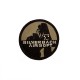 Patch Velcro Silverback Airsoft - Marron - 