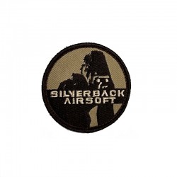 Silverback Airsoft Velcro Patch - Brown - 