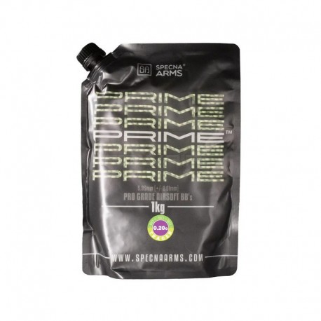 Specna Arms PRIME™ BIO Tracer BBs precision 0.20gr 1kg bag- Green