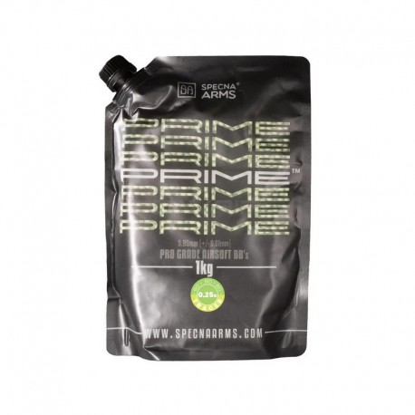 Specna Arms PRIME™ BIO Tracer BBs precision 0.25gr 1kg bag- Green