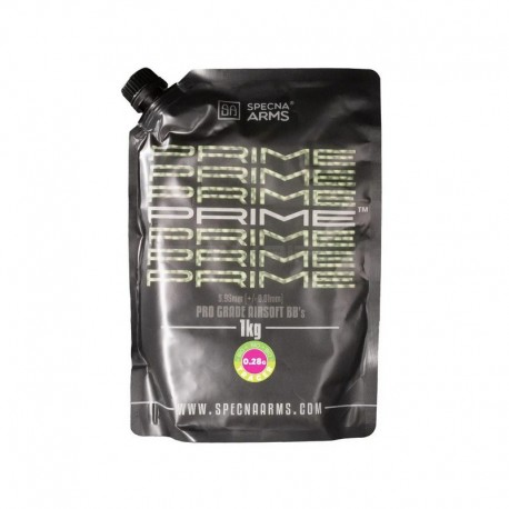 Specna Arms PRIME™ BIO Tracer BBs precision 0.28gr 1kg bag- Green