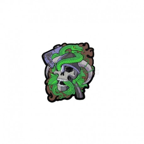 Patch Velcro Viking Skull Head - Multicouleur - 