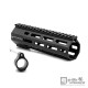 PTS Griffin Armament SR-Rigid M-Lok Handguard 7.5inch - Black - 