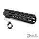 PTS Griffin Armament SR-Rigid M-Lok Handguard 10.5inch - Black - 