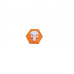 Punisher "Your Are Not Alone" Velcro patch - Orange/White - 