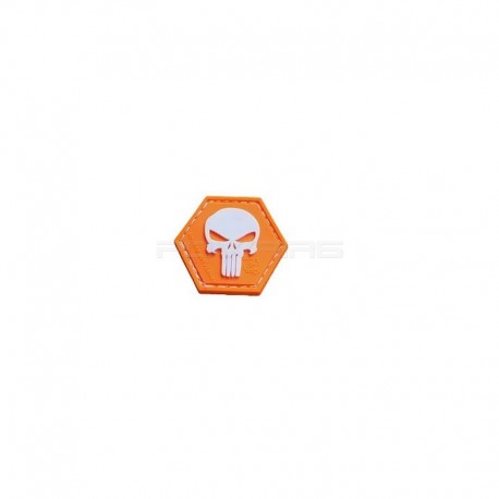 Punisher "Your Are Not" Velcro patch - Orange/White