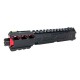 CTM tactical FUKU-2 CNC short normal upper set for AAP-01 - Black / Red