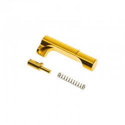 COWCOW Technology Match grade stainless steel Mag Release for TM Hi-capa - Gold