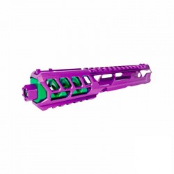 CTM tactical FUKU-2 CNC upper set - Long cut out for AAP-01 - Purple / Green