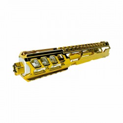 CTM tactical FUKU-2 upper set CNC - Long cut out pour AAP-01 - Electroplated gold / Silver - 