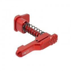 Maxx Model CNC advanced Magazine Release Style A for MTW M4 - Red - 