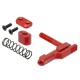 Maxx Model CNC advanced Magazine Release Style C for MTW M4 - Red