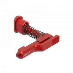 Maxx Model CNC advanced Magazine Release Style C for MTW M4 - Red