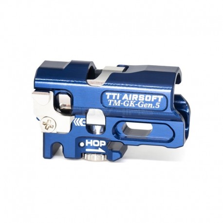 TTI INFINITY CNC TDC Hop-Up Chamber for Marui spec Gen5 MOS/G19 - Blue