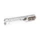 CTM tactical FUKU-2 CNC upper set - Long cut out for AAP-01 - Silver / Gold