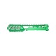 CTM tactical FUKU-2 CNC upper set - Long cut out for AAP-01 - Green / Silver