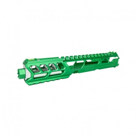 CTM tactical FUKU-2 CNC upper set - Long cut out for AAP-01 - Green / Silver