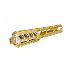 CTM tactical FUKU-2 CNC upper set - Long cut out for AAP-01 - Gold / Silver