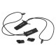 Bolle Elastic and scratch fixing set for COMBAT and X810 - Black