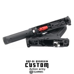 P6 Upgrade AAP-01 Assassin gas GBB Custom - Black - 