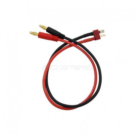 Dean male to 4mm male banana plug cable - 300mm