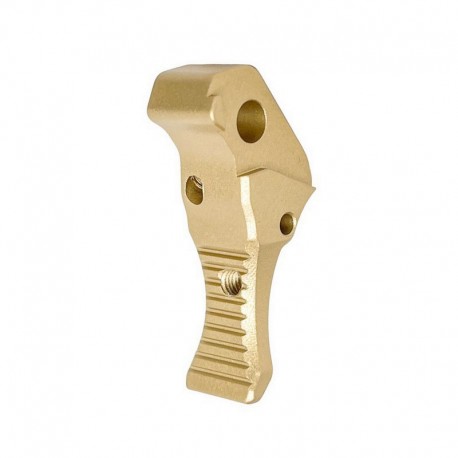 CTM tactical CNC Athletics Trigger for AAP-01 / We Glock - Champagne gold - 