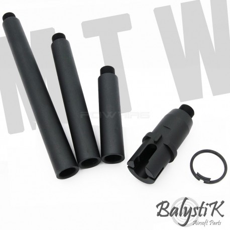 Balystik multi outer barrel avec base pour Wolverine MTW M4 - 