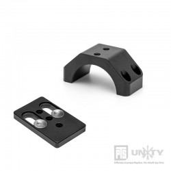 PTS Unity Tactical MRDS Top ring for LPVO 30mm with adjustable mounting plate - Black