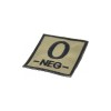 Bloodgroup TAN velcro patch - O-