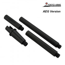 Tokyo Arms multi outer barrel pour M4 AEG - Noir - 