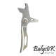 Balystik CNC BLADE Trigger for M4 AEG (silver) - 