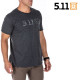 5.11 LEGACY TOPO Tee - Charcoal Heather - 