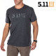 5.11 LEGACY TOPO Tee - Charcoal Heather - 