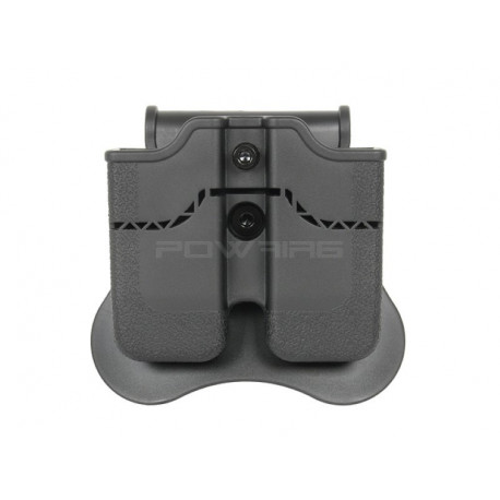 Amomax Porte Chargeur double pour Beretta PX4 / H&K P30 / USP / USP compact - 