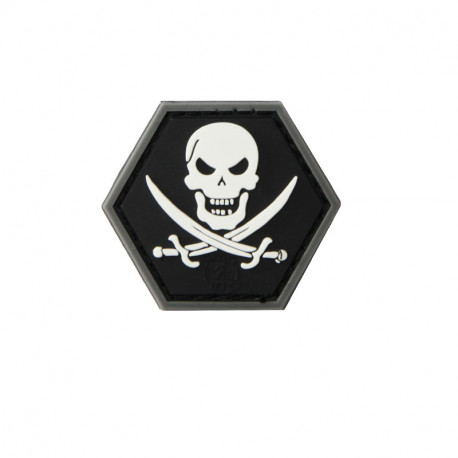 NoFear Pirate Velcro patch -Glow - 